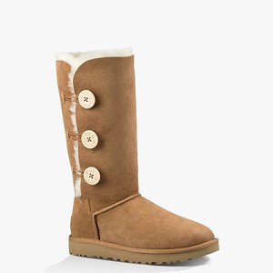 Ugg Bailey Button Triplet II Klassiska Stövlar Dam Bruna (702549CRE)